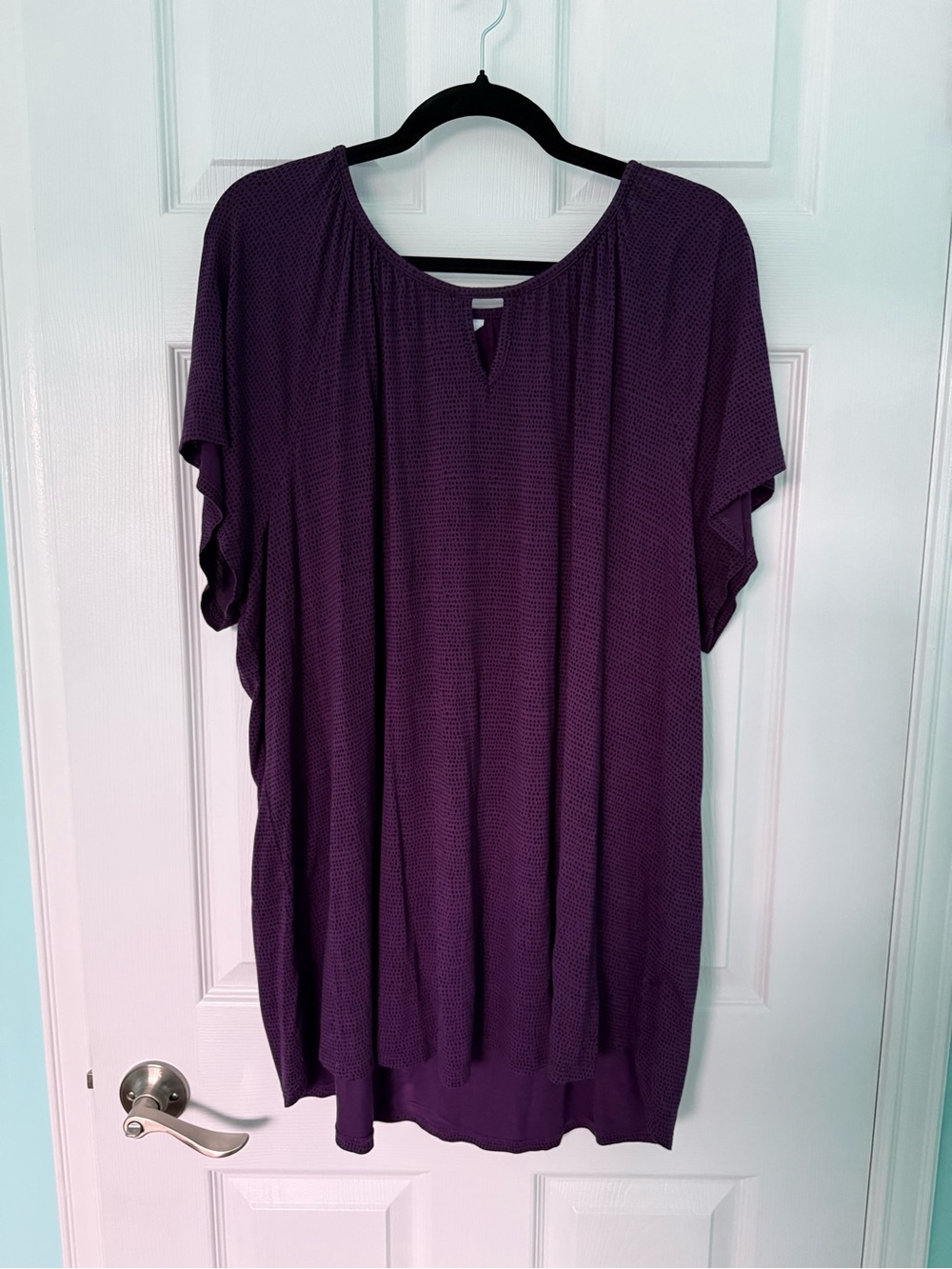Penningtons Purple Short Sleeve Tunic Top